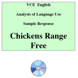Analysis of Language Use - English Sample Response 8